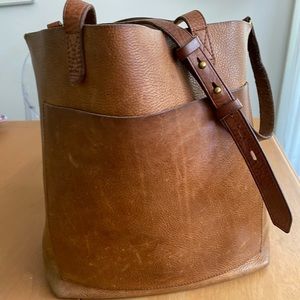 Madewell Medium Transport Leather Tote